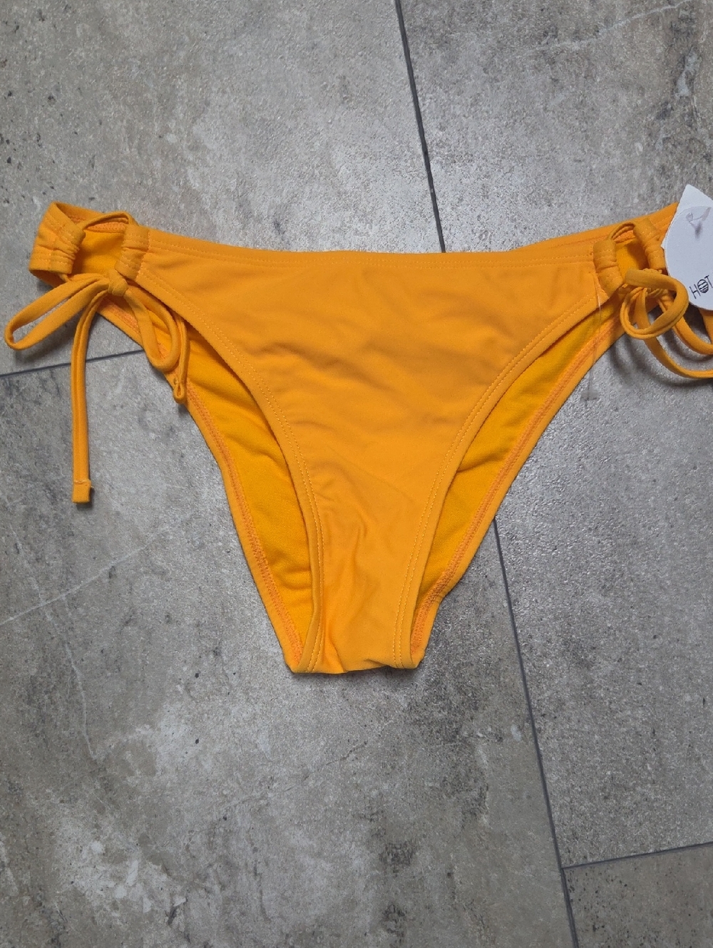 Hot Water Women's Yellow Tie-Side Bikini Bottom